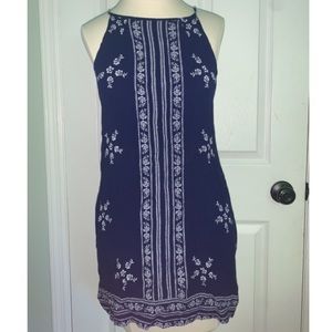 Navy/White Lulus dress (Size Small)